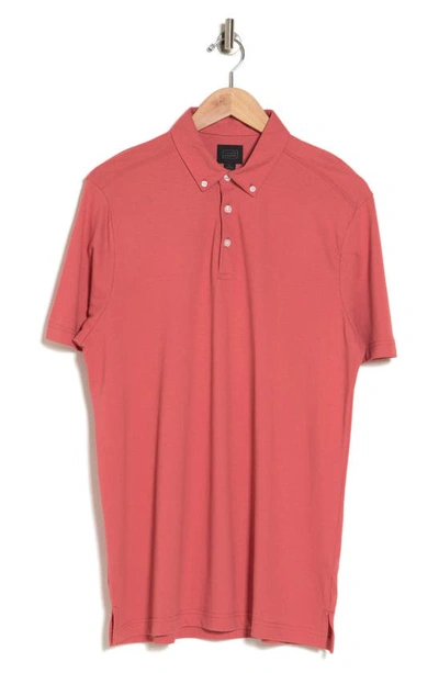 14th & Union Short Sleeve Coolmax Polo In Coral Faded