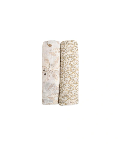 Crane Baby Baby Boys Or Baby Girls Kendi Swaddle Wraps, Pack Of 2 In Multi