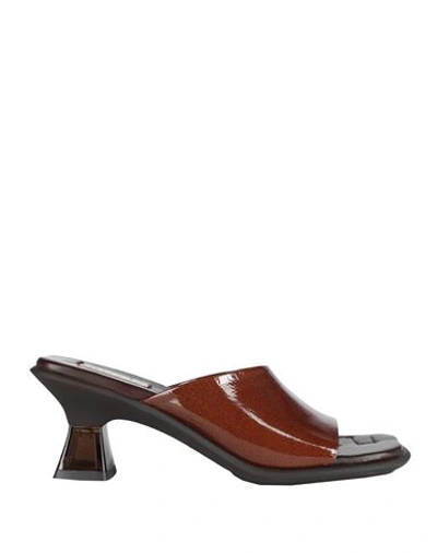 Miista Brown Synthia Heeled Sandals