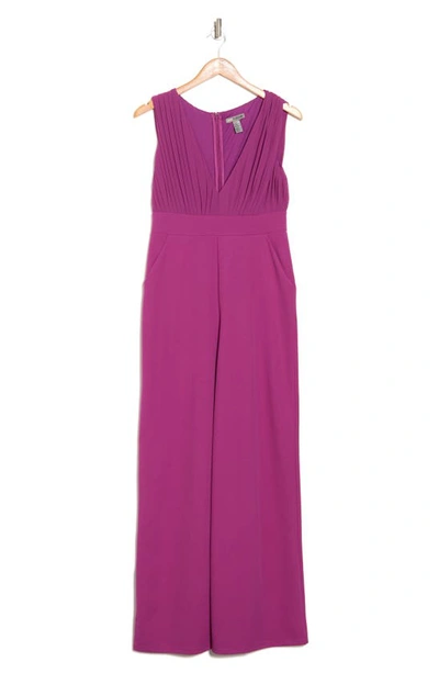 Love By Design Aster Deep V-neck Jumpsuit In Wild Aster