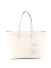 Cole Haan Payson Leather Tote In Optic White