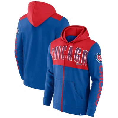 Fanatics Branded Royal Chicago Cubs Walk Off Fleece Full-zip Hoodie