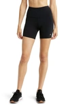 Alo Yoga Airbrush High Waist Bike Shorts In Black