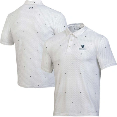 Under Armour White Wells Fargo Championship Playoff Pin Flag Polo