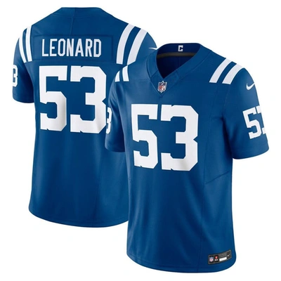 Nike Shaquille Leonard Royal Indianapolis Colts Vapor F.u.s.e. Limited  Jersey In Blue