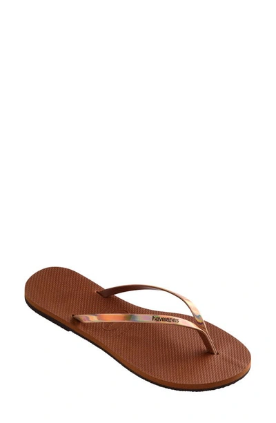 Havaianas You Flip Flop In Rusty