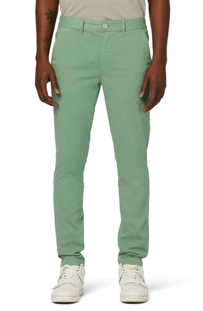 Hudson Slim Straight Leg Chinos In Turf Green