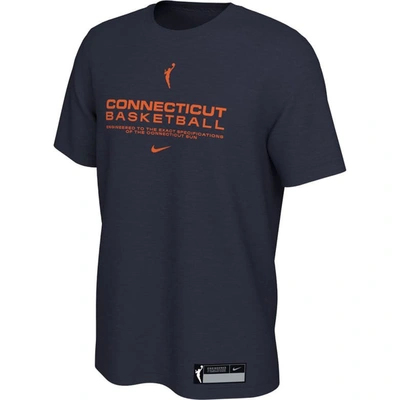 Nike Navy Connecticut Sun On Court Legend Essential Practice T-shirt In Blue