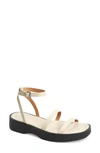 Madewell Blaire Double Strap Sandals In Summer Dune