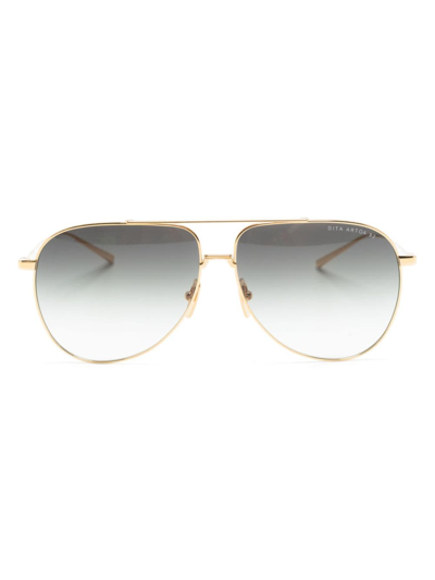Dita Eyewear Gold-tone Artoa.92 Aviator-style Sunglasses