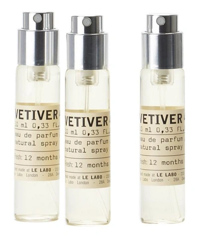 Le Labo Vetiver 46 Eau De Parfum Travel Tube Refills 3 X 10ml