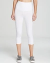 Yummie 'talia' Compact Cotton Blend Capris In White