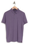 Westzeroone Boston Cotton Blend Polo In Warm Purple