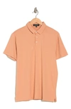 Westzeroone Boston Cotton Blend Polo In Orange Blossom