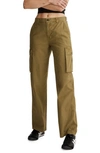 Madewell Low Slung Straight Cargo Pants In Classic Olive