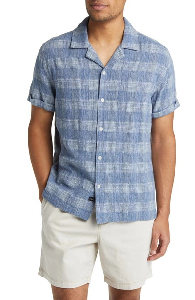 Rails Dresden Short Sleeve Shirt In Kyoto Blue