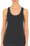 Natori Bliss Cotton Tank In Ash Navy