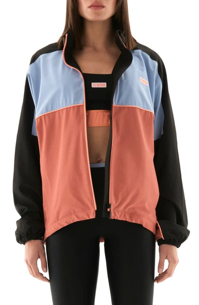 P.e Nation Pipeline Colour-block Track Jacket In Black