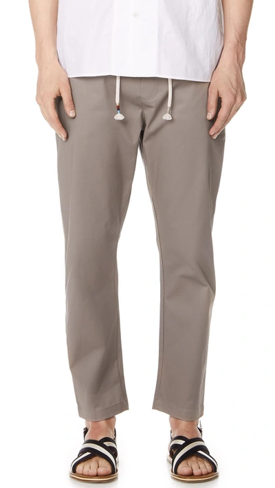 The Silted Company The Coffin Trousers In Beige