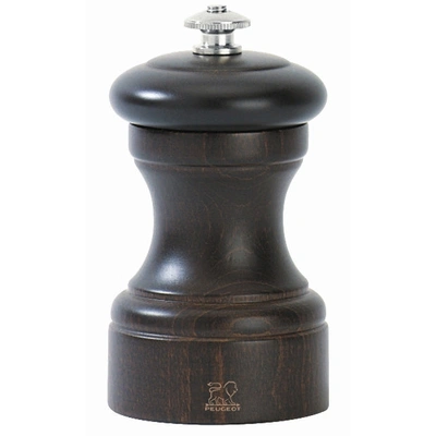 Peugeot Bistro 4-inch Pepper Mill, Chocolate In Black