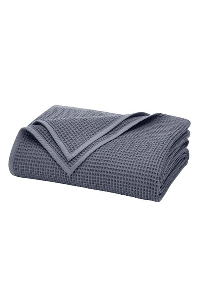 Boll & Branch Waffle Organic Cotton Blanket In Mineral