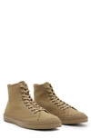 Allsaints Bryce High Top Sneaker In Khaki