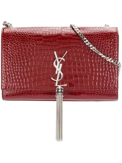 Saint Laurent Kate Shoulder Bag In Red