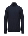 Seventy Sergio Tegon Man Turtleneck Midnight Blue Size 3xl Virgin Wool