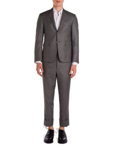 Thom Browne Classic Wool Suit In Grey