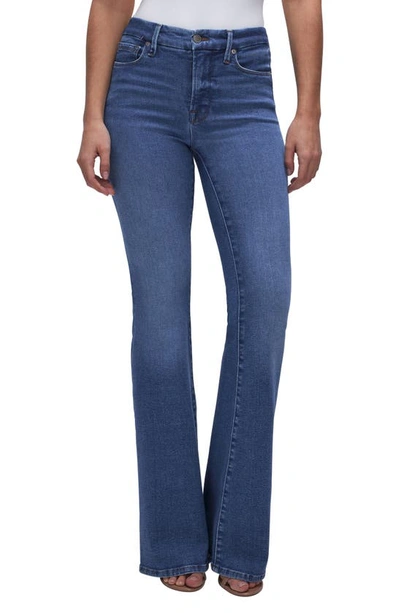 Good American Good Legs Flare Jeans In Indigo