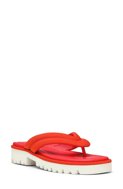 Donald Pliner Barbera Flip Flop In Persimmon