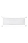 Pom Pom At Home Bianca Lumbar Accent Pillow In White