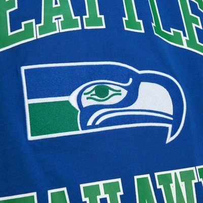 Mitchell & Ness Men's  Royal, Green Seattle Seahawks Heritage Colorblock Tank Top In Royal,green
