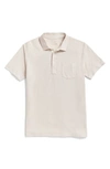 Billy Reid Pensacola Pima Cotton Piqué Polo In Natural