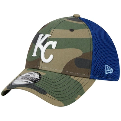 New Era Camo Kansas City Royals Team Neo 39thirty Flex Hat