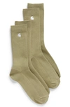 Carhartt Madison 2-pack Crew Socks In Yucca White