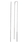 Adornia Water Resistant Threader Earrings In Metallic
