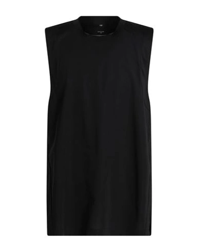 Y-3 Black Crewneck Tank Top