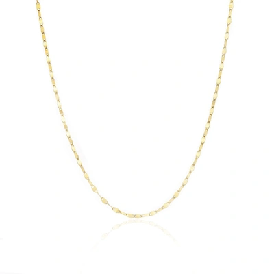 The Lovery Disco Link Chain Necklace In Gold