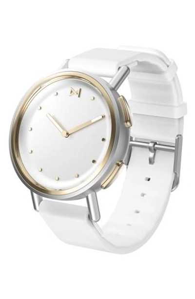 Misfit Path Strap Smartwatch, 36mm In White