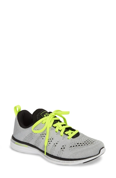 Apl Athletic Propulsion Labs 'techloom Pro' Running Shoe In Silver/ Black/ Nude