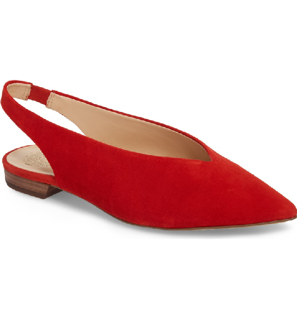 vince camuto red flats