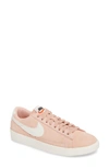 Nike Blazer Low Sneaker In Coral Stardust/ Sail