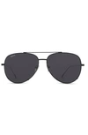 Diff 63mm Scarlett Sunglasses In Black / Grey Lens