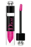 Dior Addict Lip Plumping Lacquered Ink In 677 Disco  (glittery Pink)