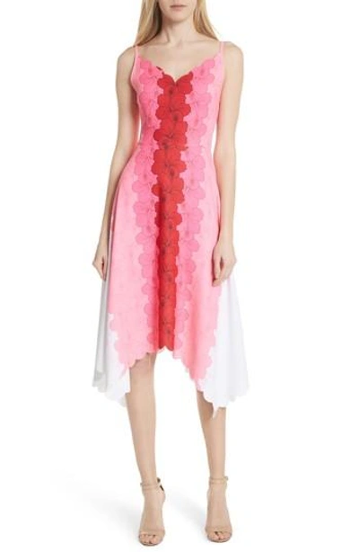 ted baker neon dress Ted Baker Neon Yellow Scalloped Fit & Flare