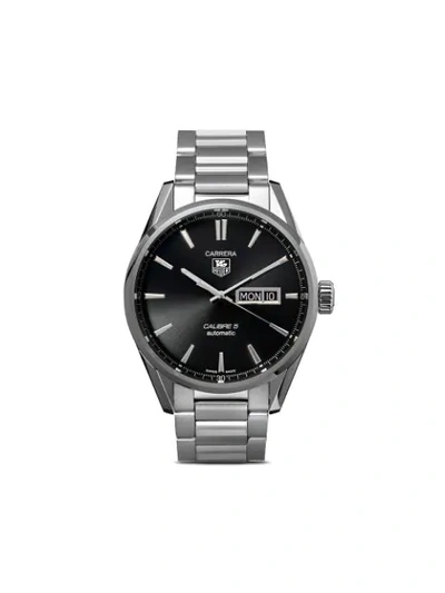 Tag Heuer Carrera Automatic 41mm Steel Watch, Ref. No. War201a.ba0723 In Black