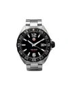 Tag Heuer Formula 1 41mm Stainless Steel Quartz Bracelet Watch In Black