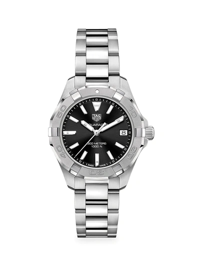 Tag Heuer Womens Silver Wbd1310. Ba0740 Aquaracer Stainless-steel Quartz Watch In Not Applicable