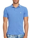 Polo Ralph Lauren Weathered Mesh Classic Fit Polo Shirt In Liberty Blue